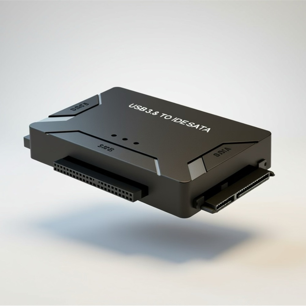 USB 3.0 to SATA & IDE Hard Drive Converter - Black